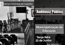 Audiência Pública – Municipalização do Ensino