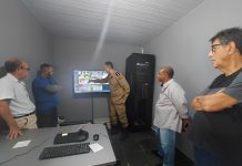 VEREADORES VISITAM INSTALAÇÕES DAS CÂMERAS DO PROJETO “CIDADE INTELIGENTE” EM CAXAMBU