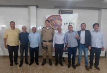 VEREADORES PARTICIPAM DA CERIMÔNIA DO 10º ANIVERSÁRIO DO 57º BPM