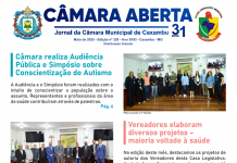 Jornal Câmara Aberta / Maio 2025